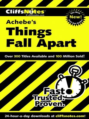 cover image of CliffsNotes on Achebe's Things Fall Apart